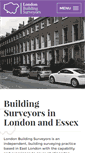 Mobile Screenshot of londonbuildingsurveyors.com